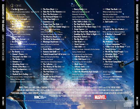 guardians of the galaxy 3 soundtrack list